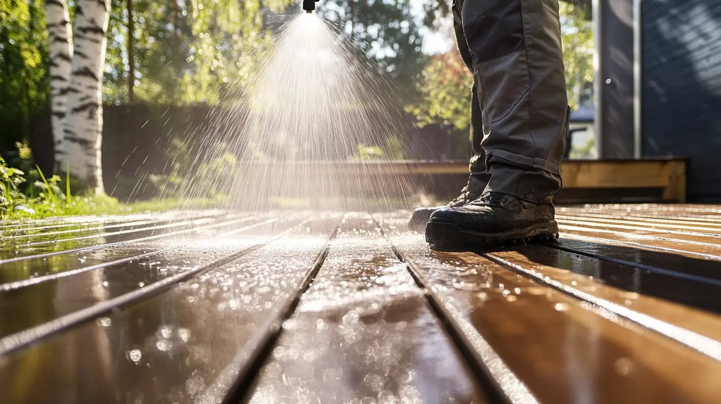 Ammattimainen terassin painepesuri palvelu Helsingissä