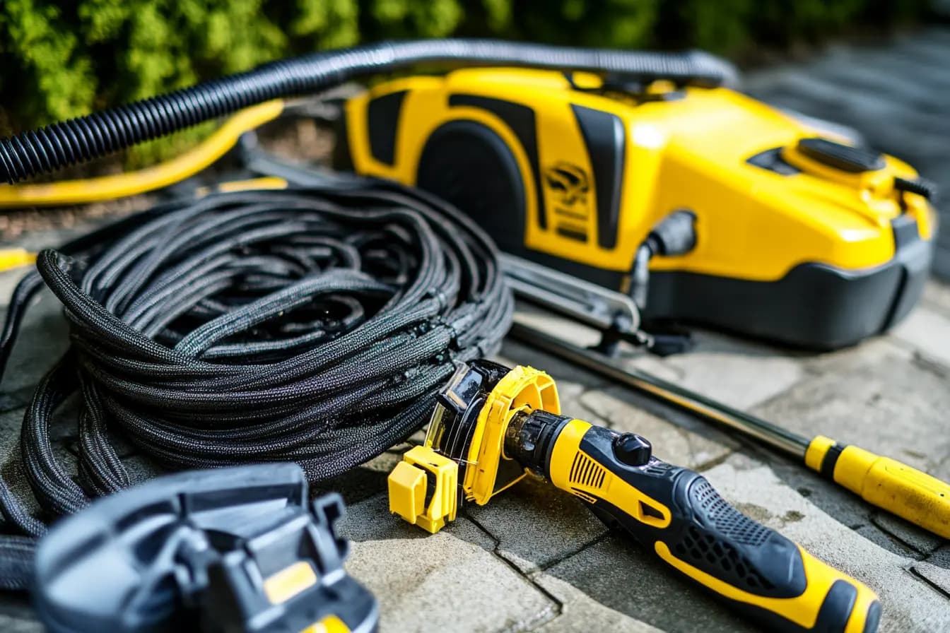 Ammattiluokan painepesuri kalusto